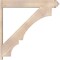 Ekena Millwork Balboa Arts & Crafts Smooth Outlooker, Douglas Fir, 7 1/2"W x 46"D x 46"H OUT08X46X46BOA03SDF - alternate 4